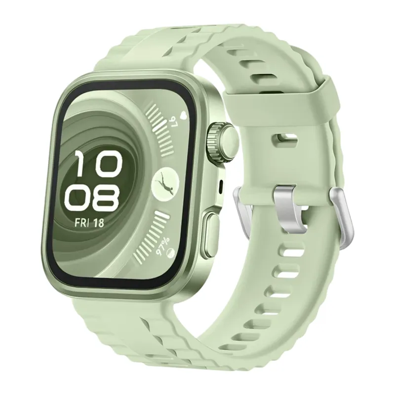 Huawei Fit 4 Nova Silikon Kordon - Açık Yeşil