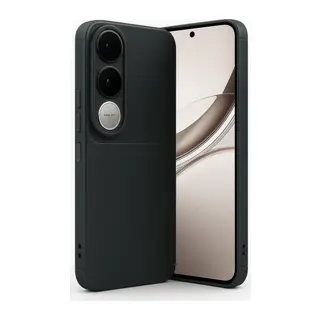Vivo V50 Lite 4G Auto Focus Karbon Kapak - Siyah