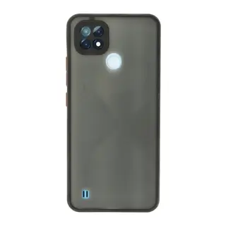 Realme C21 Kılıf Montreal Silikon Kapak - Siyah