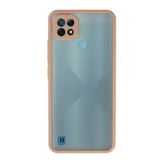 Realme C21 Kılıf Montreal Silikon Kapak - Pembe