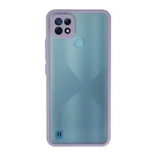 Realme C21 Kılıf Montreal Silikon Kapak - Mor
