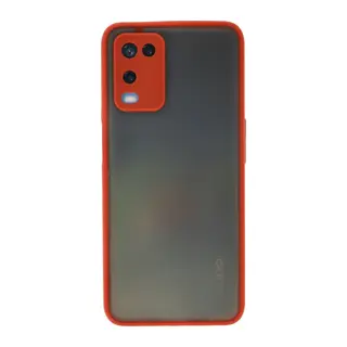 Oppo A54 4G Kılıf Montreal Silikon Kapak - Kırmızı