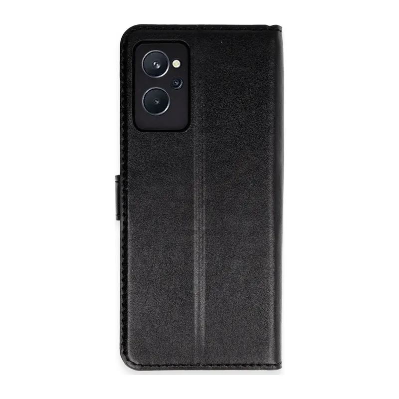 Realme 9i 4G Trend S Plus Kapaklı Kılıf - Siyah