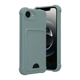 Apple iPhone 16E Kelvin Kartvizitli Silikon - Açık Yeşil