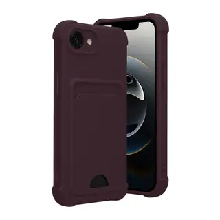 Apple iPhone 16E Kelvin Kartvizitli Silikon - Derin Mor