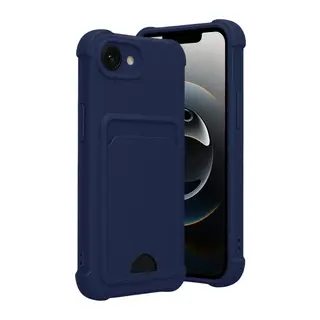 Apple iPhone 16E Kelvin Kartvizitli Silikon - Lacivert