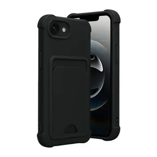 Apple iPhone 16E Kelvin Kartvizitli Silikon - Siyah