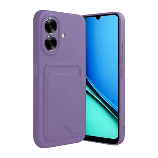 Realme Note 60 Kelvin Kartvizitli Silikon - Lila