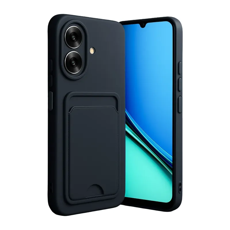 Realme Note 60 Kelvin Kartvizitli Silikon - Siyah