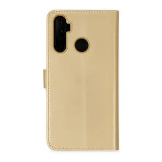 Realme 6i Kılıf Trend S Plus Kapaklı Kılıf - Gold