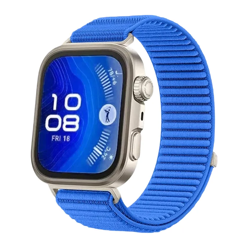 Huawei Fit 4 Braid Kordon - Mavi