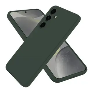 Samsung Galaxy A26 Kılıf First Silikon - Koyu Yeşil