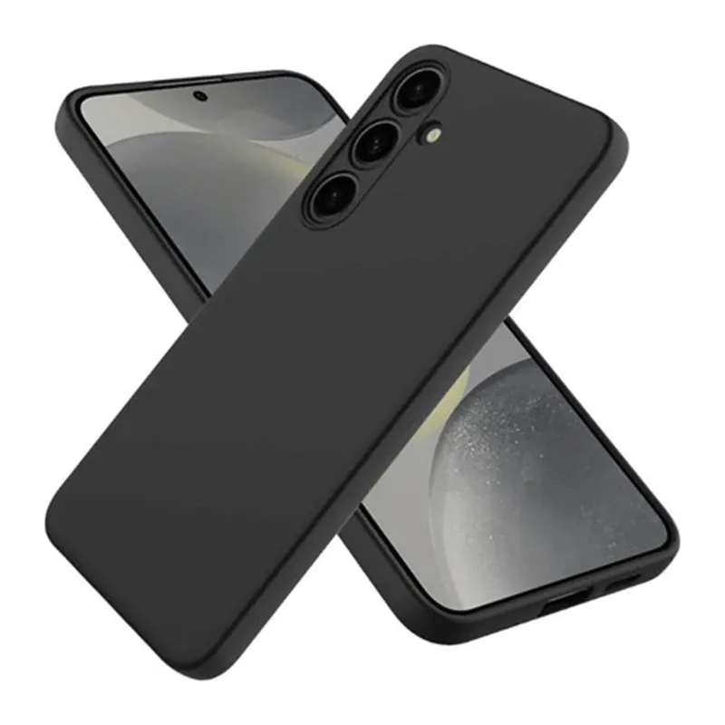 Samsung Galaxy A56 Kılıf First Silikon - Siyah