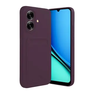 Realme Note 60 Kelvin Kartvizitli Silikon - Derin Mor