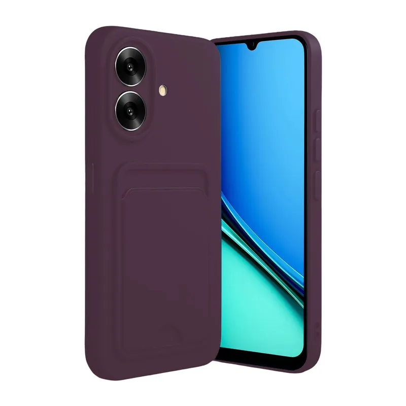 Realme Note 60 Kelvin Kartvizitli Silikon - Derin Mor