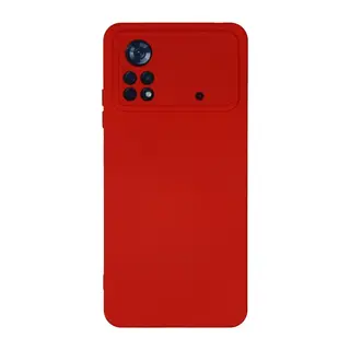 Xiaomi Poco X4 Pro 5G Kılıf Nano içi Kadife Silikon - Kırmızı