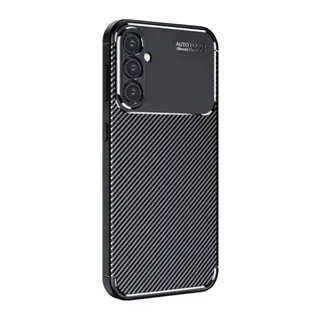 Samsung Galaxy A56 Kılıf Auto Focus Karbon Kapak - Siyah