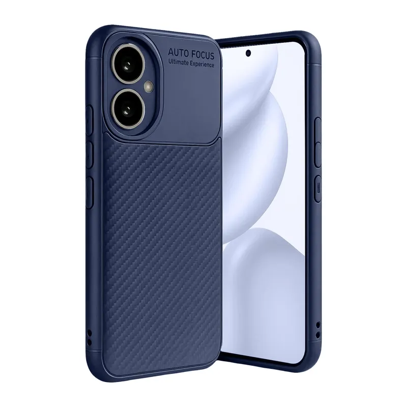 Honor 400 Kılıf Auto Focus Karbon Kapak - Lacivert