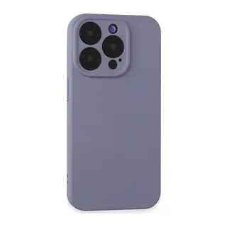 Apple iPhone 15 Pro Kılıf Nano içi Kadife Silikon - Lila