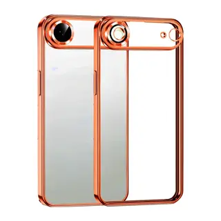 Apple iPhone 17 Air Razer Lensli Silikon - Turuncu