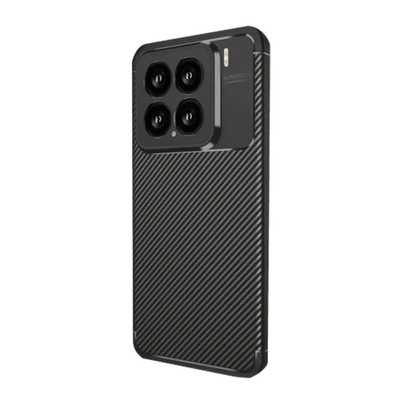Xiaomi Mi 15 Kılıf Auto Focus Karbon Kapak - Siyah