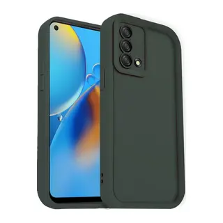 Oppo A74 4G Kılıf Viera Silikon - Koyu Yeşil