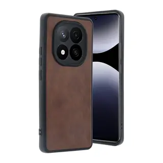 Xiaomi Redmi Note 14 Pro 5G Kılıf Aras Deri Kapak - Taba