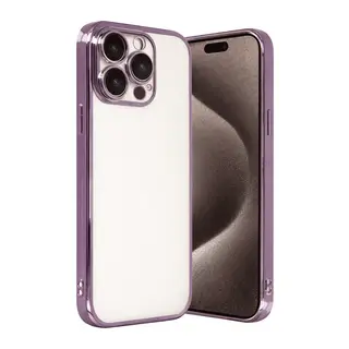 Apple iPhone 15 Pro Max Razer Lensli Silikon - Mor