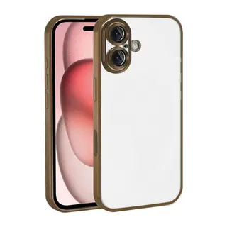 Apple iPhone 17 Razer Lensli Silikon - Çöl Titanyum