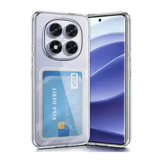 Xiaomi Redmi Note 14 Pro 5G Kılıf Kart Şeffaf Silikon - Şeffaf