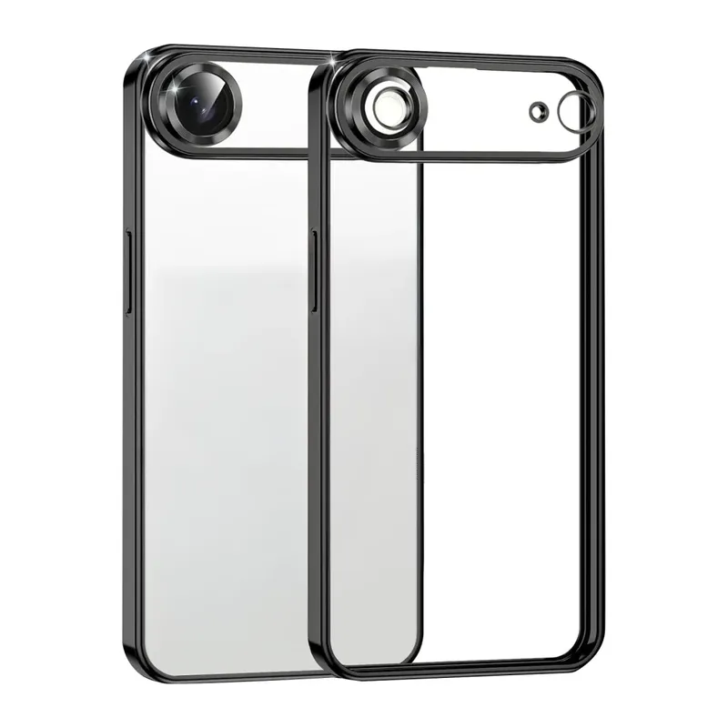 Apple iPhone 17 Air Razer Lensli Silikon - Siyah