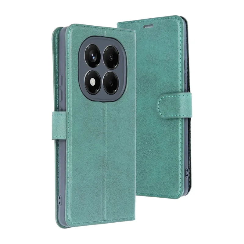Xiaomi Redmi Note 14 Pro 5G Kılıf Trend S Plus Kapaklı Kılıf - Yeşil
