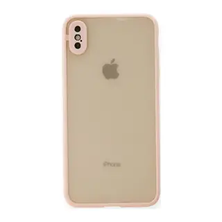 Apple iPhone XS Max Kılıf Montreal Silikon Kapak - Pembe