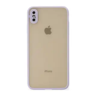 Apple iPhone XS Max Kılıf Montreal Silikon Kapak - Mor