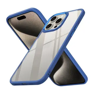 Apple iPhone 15 Pro Kılıf Power Silikon - Mavi