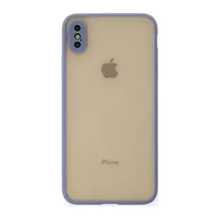 Apple iPhone XS Max Kılıf Montreal Silikon Kapak - Gri