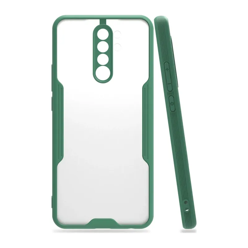 Xiaomi Redmi 9 Kılıf Platin Silikon - Yeşil