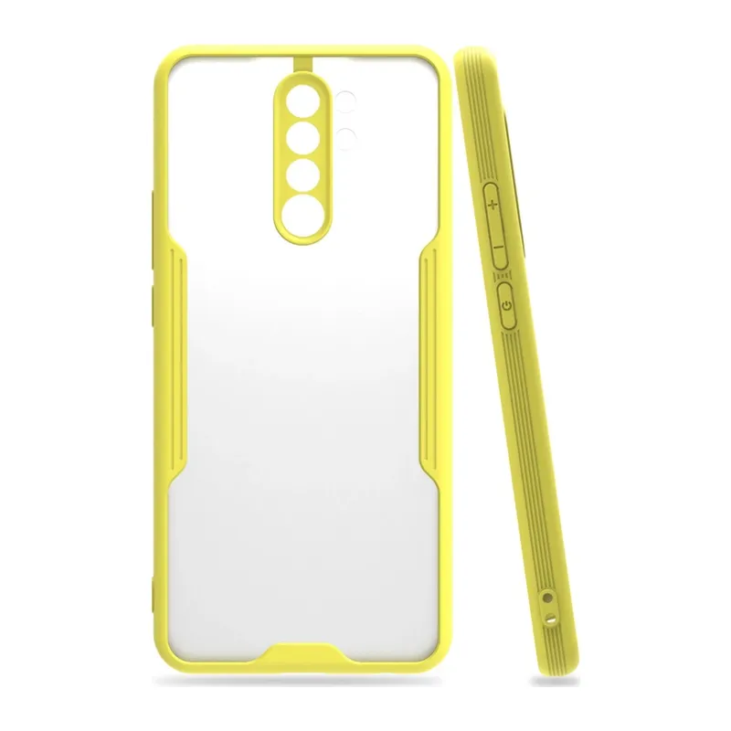 Xiaomi Redmi 9 Kılıf Platin Silikon - Sarı