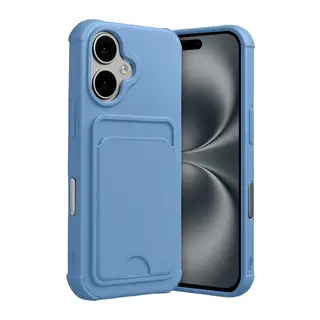 Apple iPhone 17 Kelvin Kartvizitli Silikon - Mavi