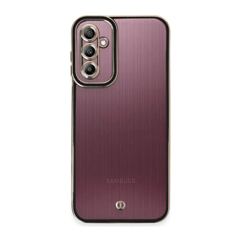 Samsung Galaxy A14 4G Kılıf Liva Lens Silikon - Siyah