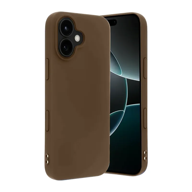 Apple iPhone 17 First Silikon - Kahverengi