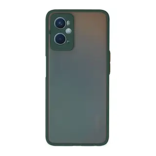 Oppo A96 Kılıf Montreal Silikon Kapak - Yeşil