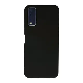 Vivo Y11S Kılıf Nano içi Kadife Silikon - Siyah