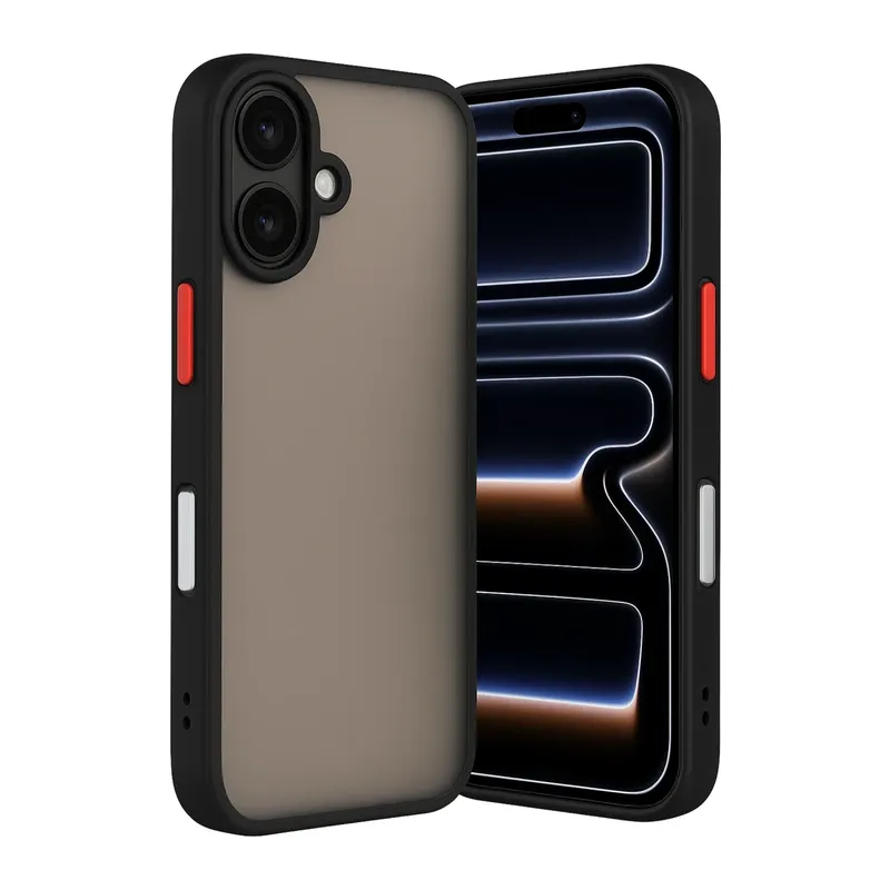 Apple iPhone 17 Kılıf Montreal Silikon Kapak - Siyah