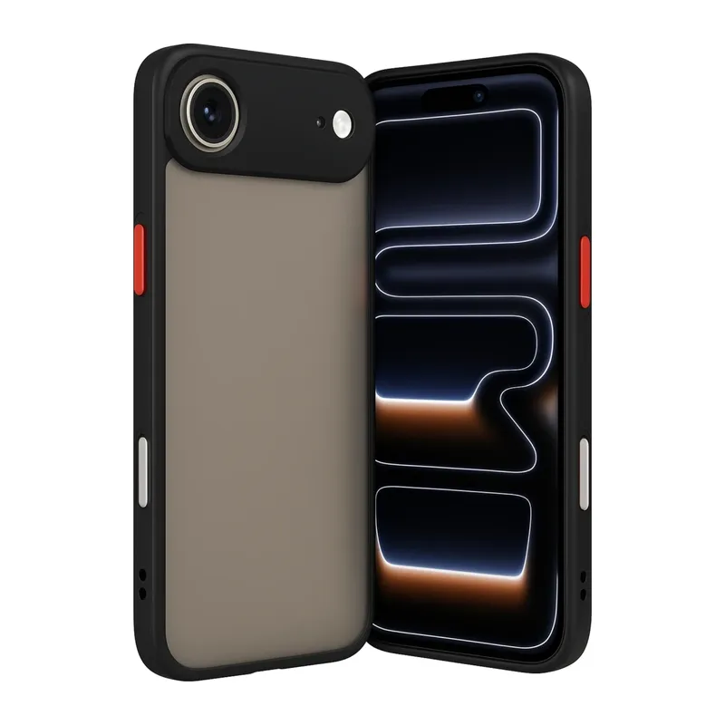 Apple iPhone 17 Air Kılıf Montreal Silikon Kapak - Siyah