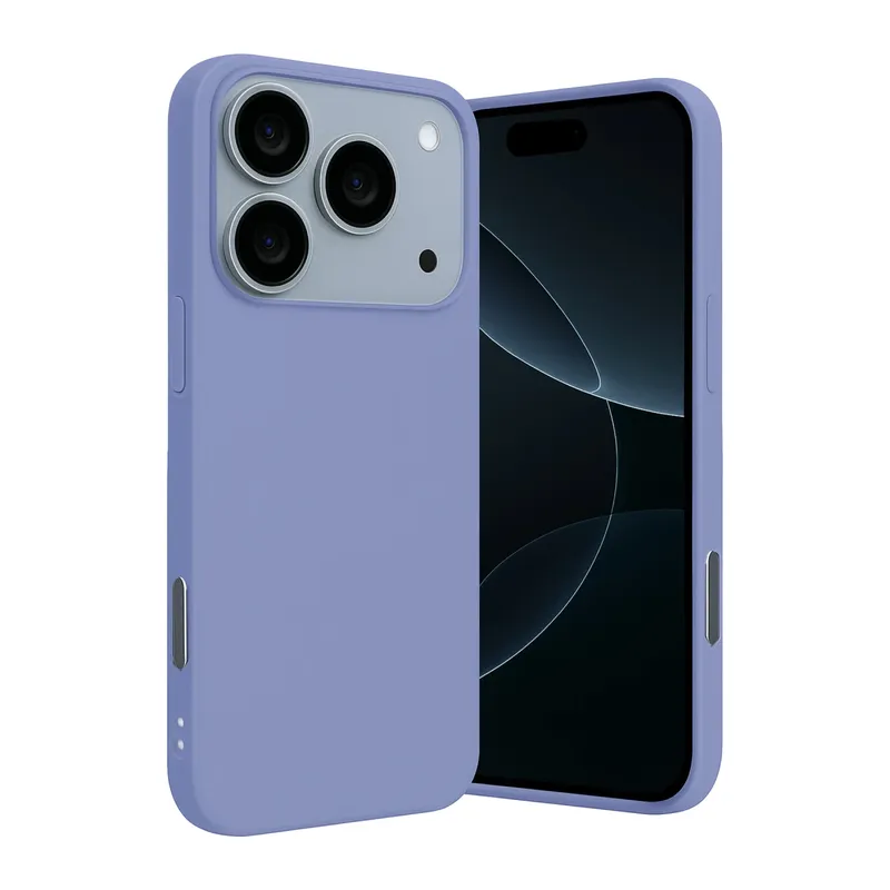 Apple iPhone 17 Pro Nano içi Kadife Silikon - Lila