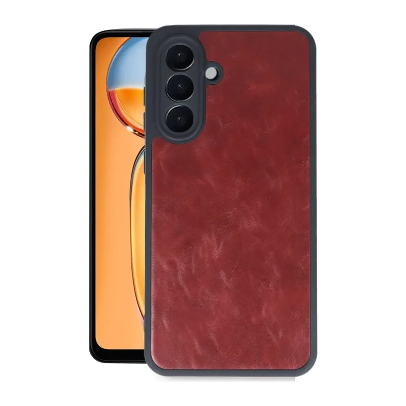 Samsung Galaxy A26 Kılıf Aras Deri Kapak - Bordo