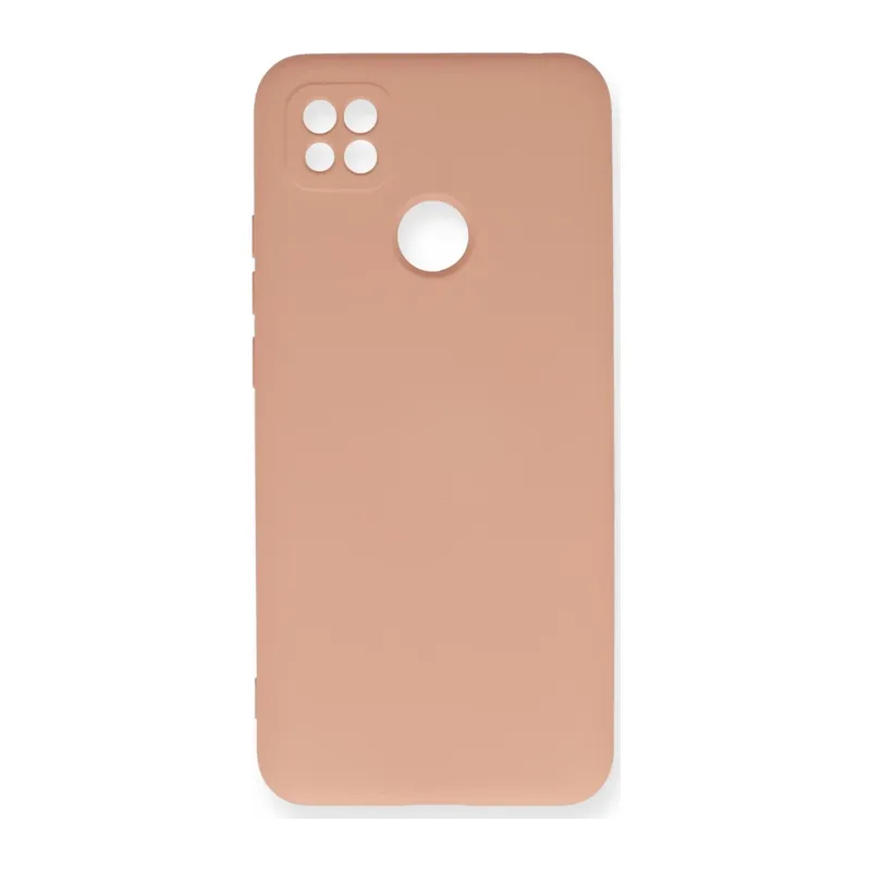 Xiaomi Redmi 9C Kılıf Nano içi Kadife Silikon - Pudra