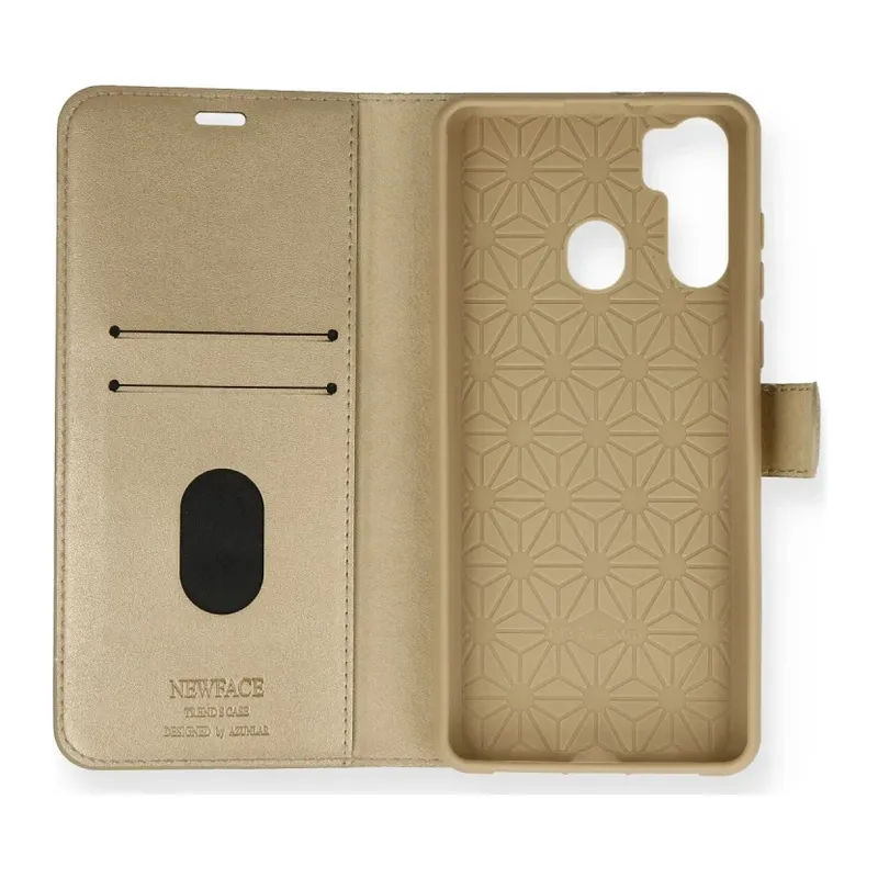 Reeder P13 Blue Max Kılıf Trend S Plus Kapaklı Kılıf - Gold
