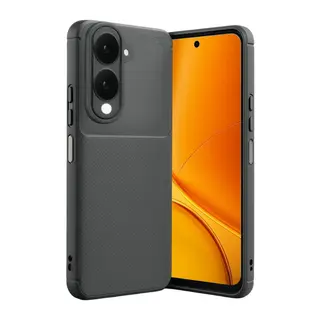 Vivo Y29S Auto Focus Karbon Kapak - Gri